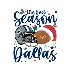 the best season dallas christmas svg digital download