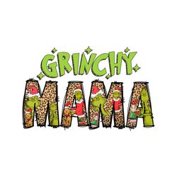 christmas grinchy mama png