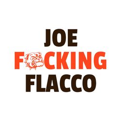 joe facking flacco cleveland browns svg digital download