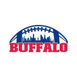 buffalo football skyline svg digital download