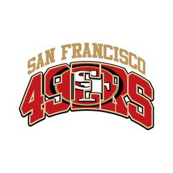 vintage san francisco 49ers logo svg digital download