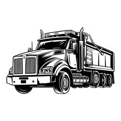 dump truck svg digital download files