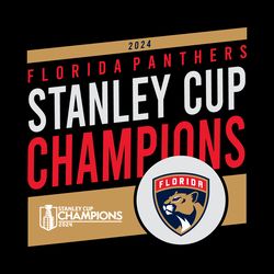 nhl florida panthers 2024 stanley cup champions svg