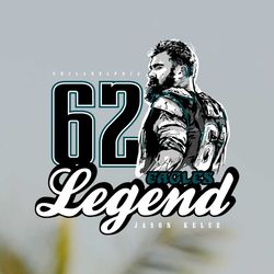 jason kelce eagles legend philadelphia football svg file