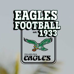 eagles football est 1933 svg file digital download