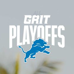 all grit playoffs detroit lions football svg file digital download