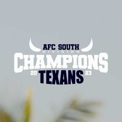 houston texans afc south champions svg file digital download