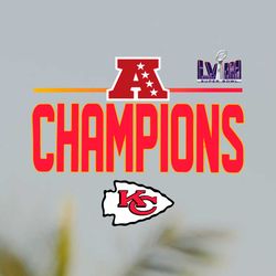 kansas city chiefs afc champions supper bowl lviii svg file