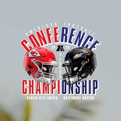 Baltimore Ravens VS Kansas City Chiefs 2023 AFC Championship Png File
