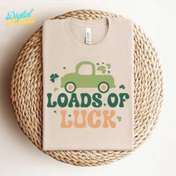 -loads of luck-retro st patrick's day svg