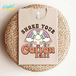 retro cotton tail easter png sublimation