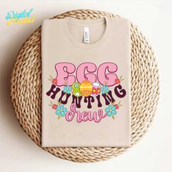 -retro egg hunting easter png sublimation