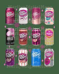 christmas dr pepper png, trendy soda png, vintage soda canned png, gifts.