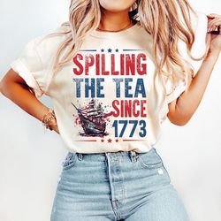 spilling the tea since 1773 png, american freedom png, patriotic freedom png, retro 4th of july png, fourth of july png,