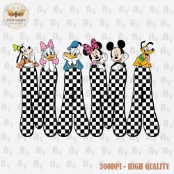 checkered mama svg, mama svg, mouse and friends svg, mama sublimation, retro mama svg, mother's day svg, gift for mom sv