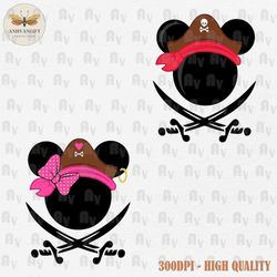 bundle mouse pirate svg, pirates svg, cruise trip svg, family trip svg, family shirt trip, family vacation svg, mouse he