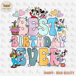 best birthday ever png, magical birthday png, family trip png, birthday gift png, magical kingdom png, happy birthday pn