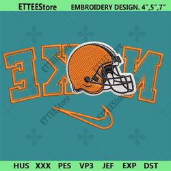 cleveland browns reverse nike embroidery design download file