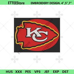 kansas city chiefs embroidery design, nfl embroidery designs, kansas city chiefs file