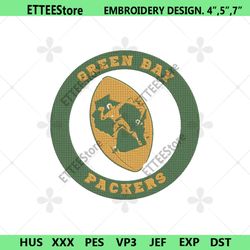 green bay packers logo embroidery design, green bay packers embroidery, packers embroidery file