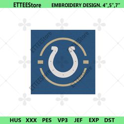 indianapolis colts symbol logo machine embroidery