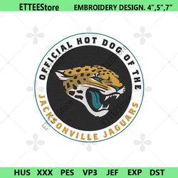 jacksonville logo embroidery, jacksonville jaguars embroidery, design file