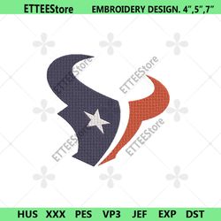 houston texas logo embroidery file design, houston texas embroidery file, texas embroidery machine