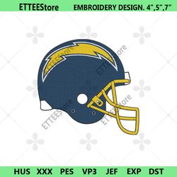 los angeles chargers helmet logo machine embroidery