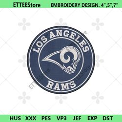 los angeles rams embroidery files, nfl embroidery files, los angeles rams file