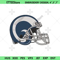 los angeles rams helmet logo machine embroidery