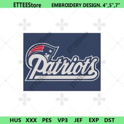 patriots football logo embroidery, new england patriots embroidery, patriots design file