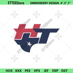 houston texas states nlf logo embroidery file