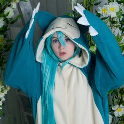 custom snorlax pokemon inspired kigurumi (adult onesie, pajama)