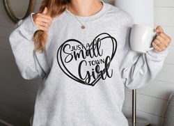 just a small town girl svg png, country girl svg, southern girl svg, small town girl shirt design digital eps jpeg dxf i