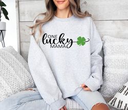 one lucky mama svg png st. patrick's day shirt design png svg eps dfx jpeg digital file instant download