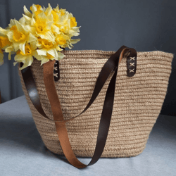 jute crochet bag