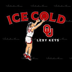 oklahoma womens basketball lexy keys ice cold svg