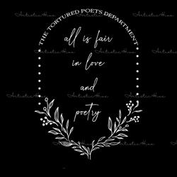 all is fair in love and poetry swiftie svg