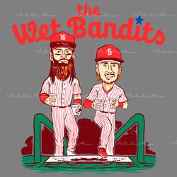 the wet bandits philadelphia phillies baseball png