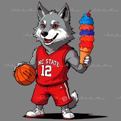 nc state wolfpack 5 win 5 days howling cow ice cream png