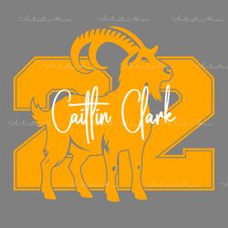 caitlin clark goat 22 iowa hawkeyes svg digital download