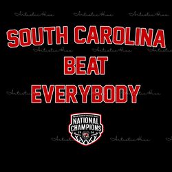 south carolina womens basketball beat everybody svg