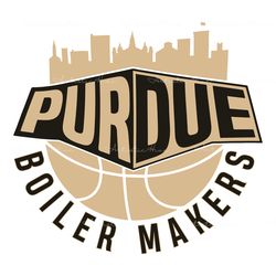 purdue basketball skyline boilermakers svg