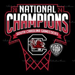 ncaa south carolina womens basketball 2024 national champions svg