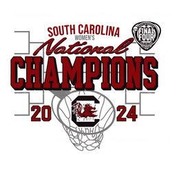 south carolina womens basketball 2024 ncaa national champions svg