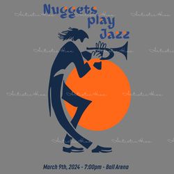funny nuggets play jazz basketball svg digital download