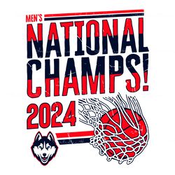uconn huskies mens national champs basketball 2024 svg