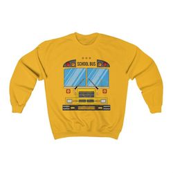 pretend i'm a school bus lazy halloween costume back to school 2020 yellow sweatshirt gift for kids students t-shirt