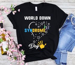 world down syndrome day awareness socks down right love heart stars perfect gifts t-shirt