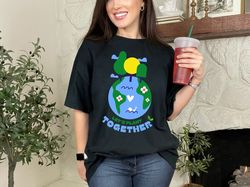 Let's Grow Together Earth Day Save The mother Earth Environmentalist Gift Summer Spring T-Shirt